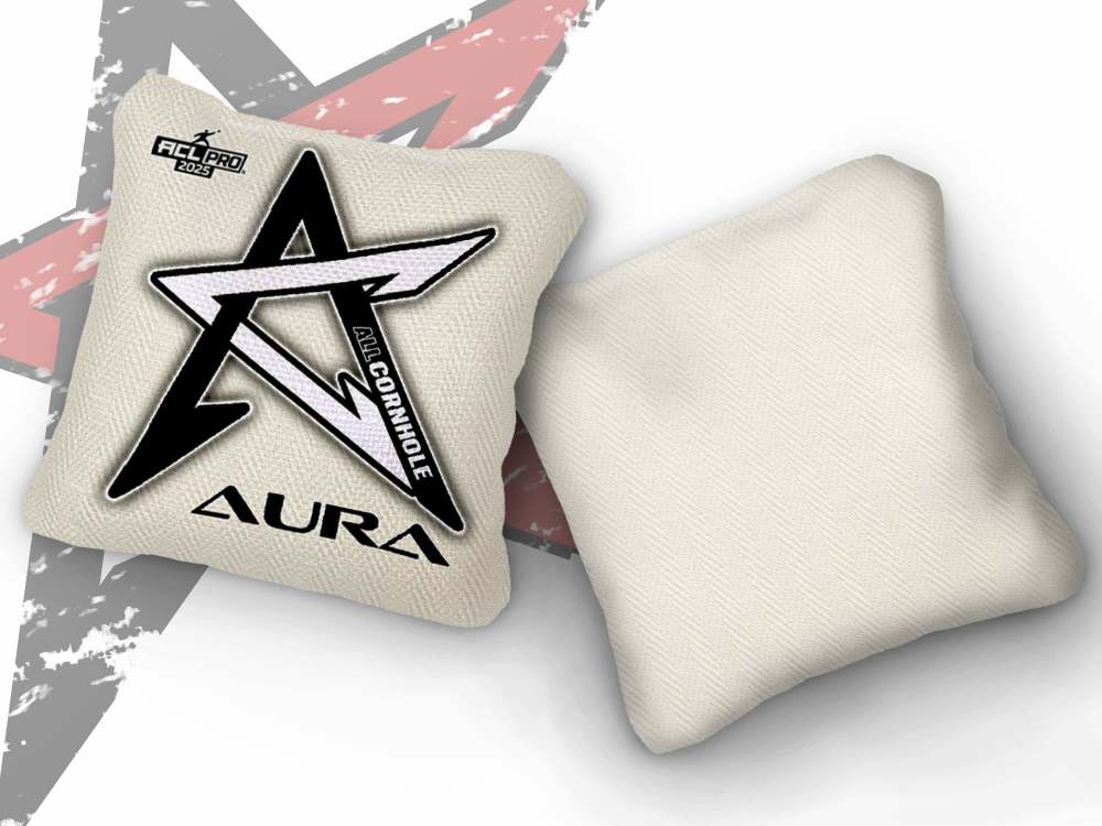 2026 Aura Whiteout ACL Pro Stamped Cornhole Bags – Set of 4 Bags