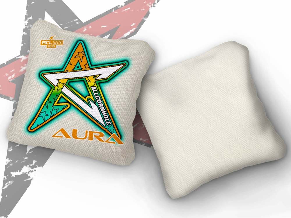 2026 Aura Whiteout Gradient ACL Pro Stamped Cornhole Bags – Set of 4 Bags