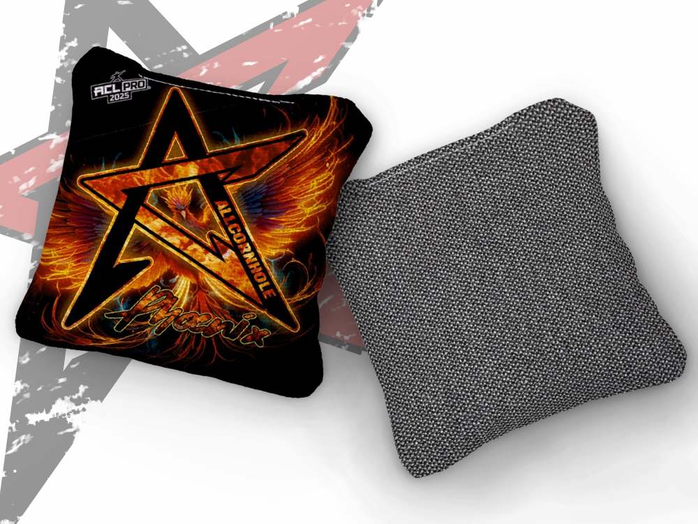 2026 Phoenix Firebird ACL Pro Stamped Cornhole Bags – Set of 4 Bags