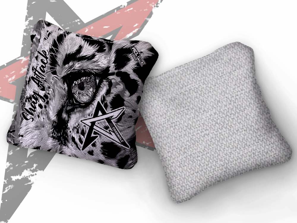 2026 Shag Attack Leopard ACL Pro Stamped Cornhole Bags