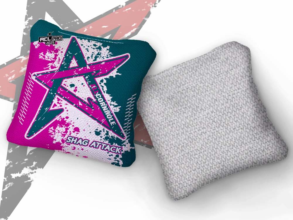 2026 Shag Attack Spill ACL Pro Stamped Cornhole Bags – Set of 4 Bags