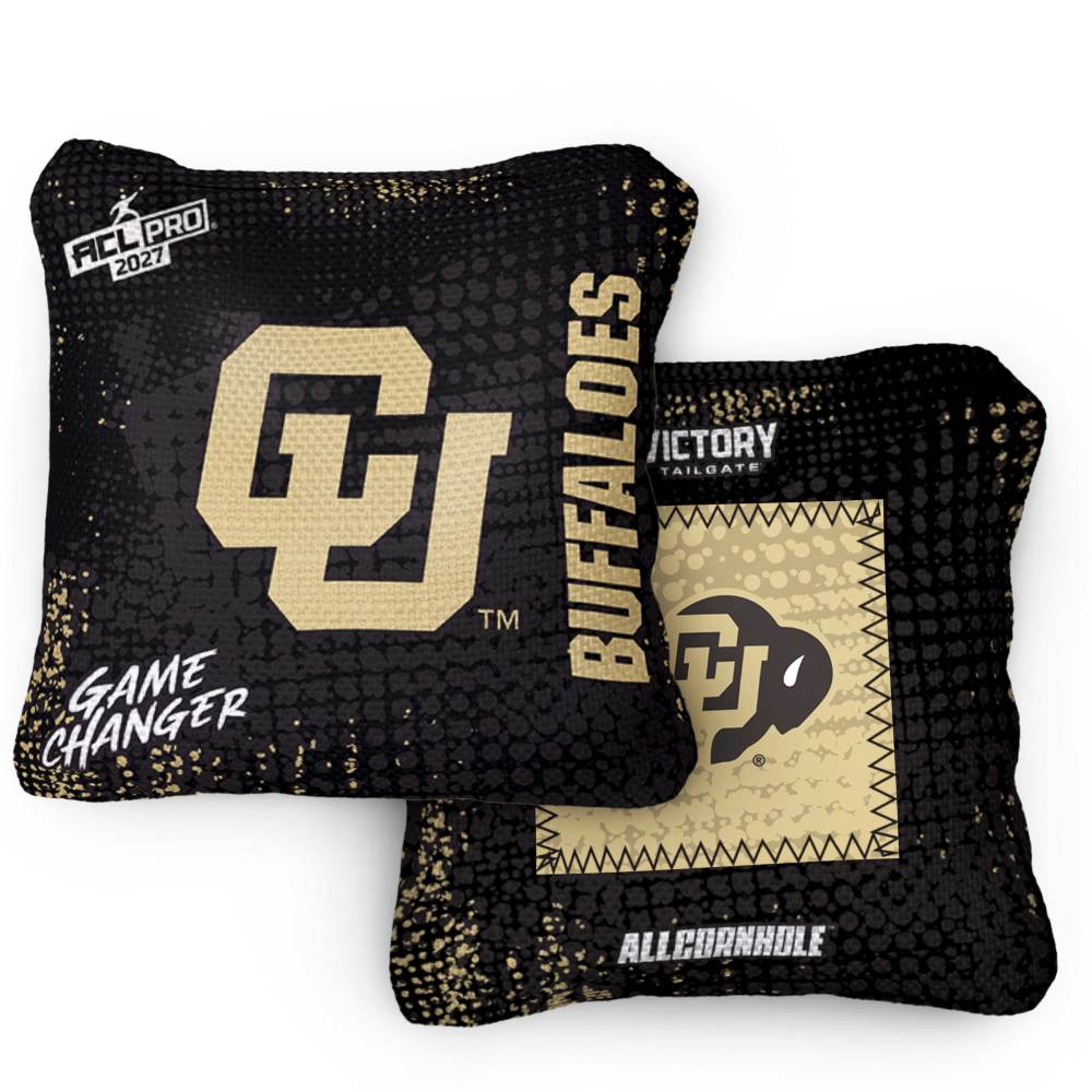 2027 Colorado Buffaloes GameChanger™ OG Black ACL Pro Cornhole Bags – Set of 4 Bags