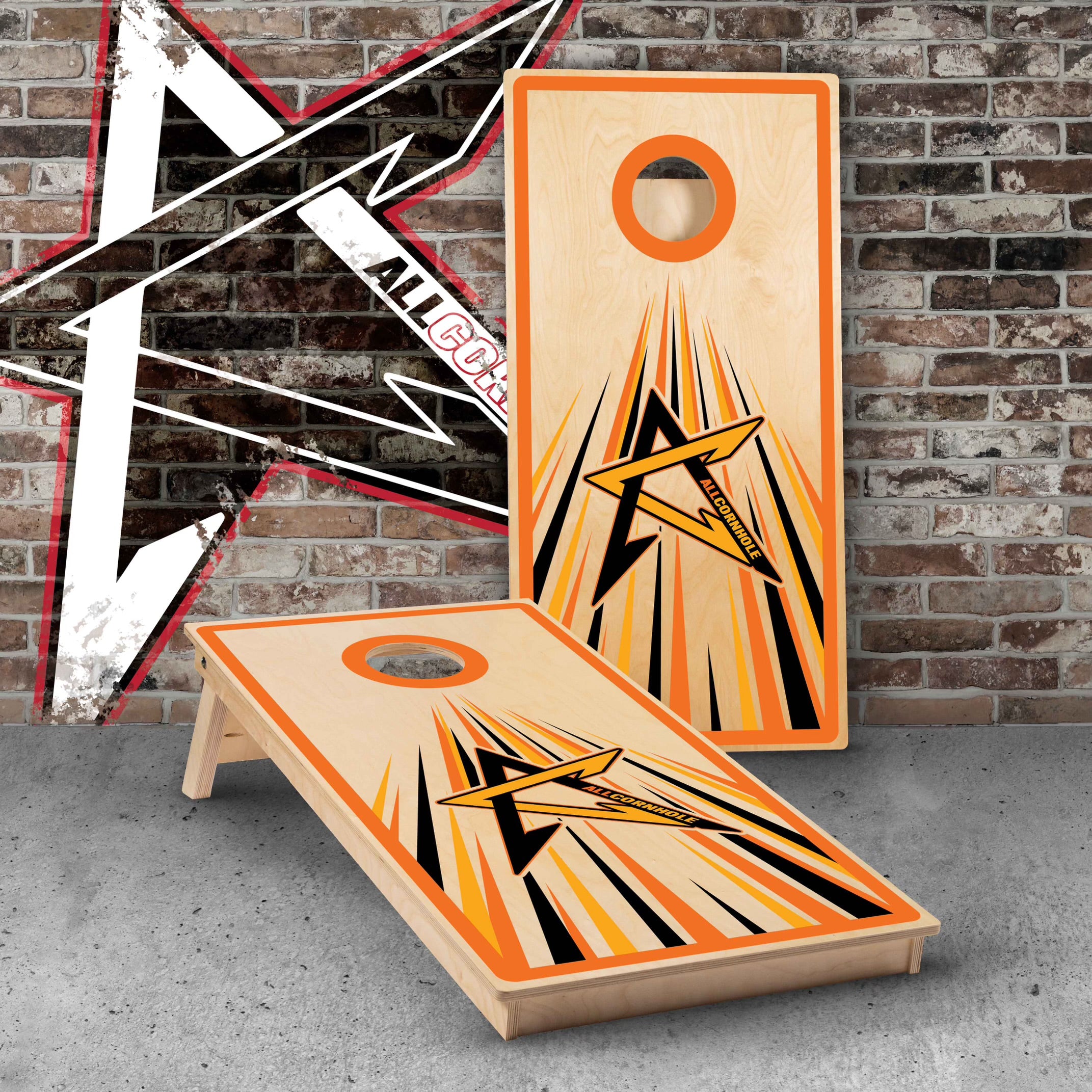 AllCornhole "Directional" Cornhole Boards- Elite Model