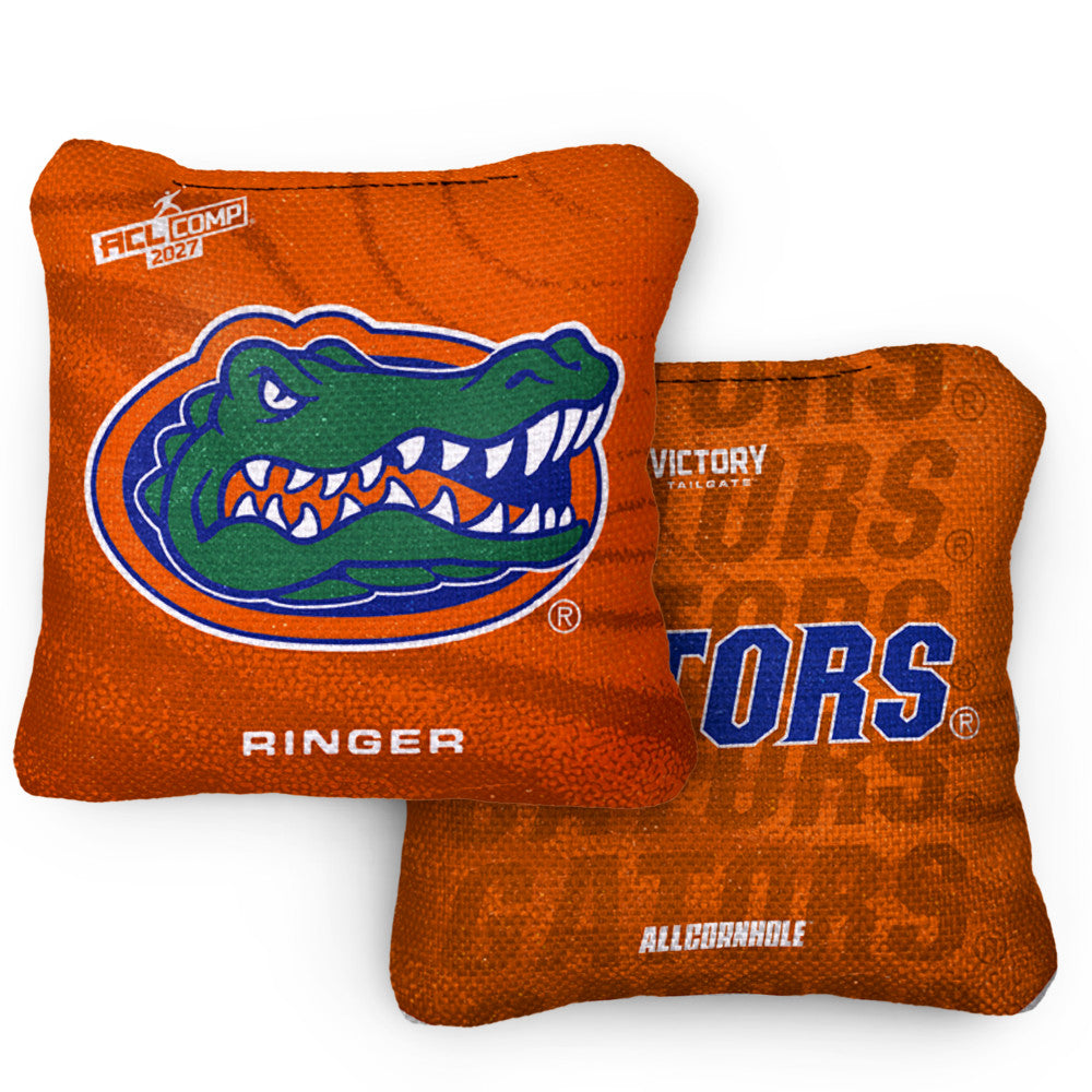 2027 Florida Gators RINGER Orange ACL Comp Cornhole Bags – Set of 4 Bags
