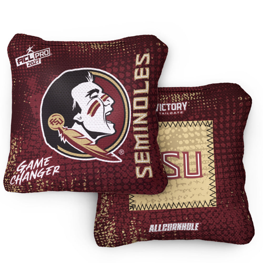 2027 Florida State Seminoles GameChanger™ OG Garnet ACL Pro Cornhole Bags – Set of 4 Bags