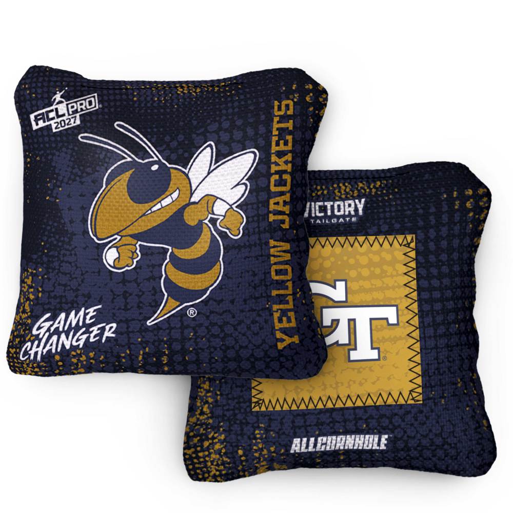 2027 Georgia Tech Yellow Jackets GameChanger™ OG Navy ACL Pro Cornhole Bags – Set of 4 Bags