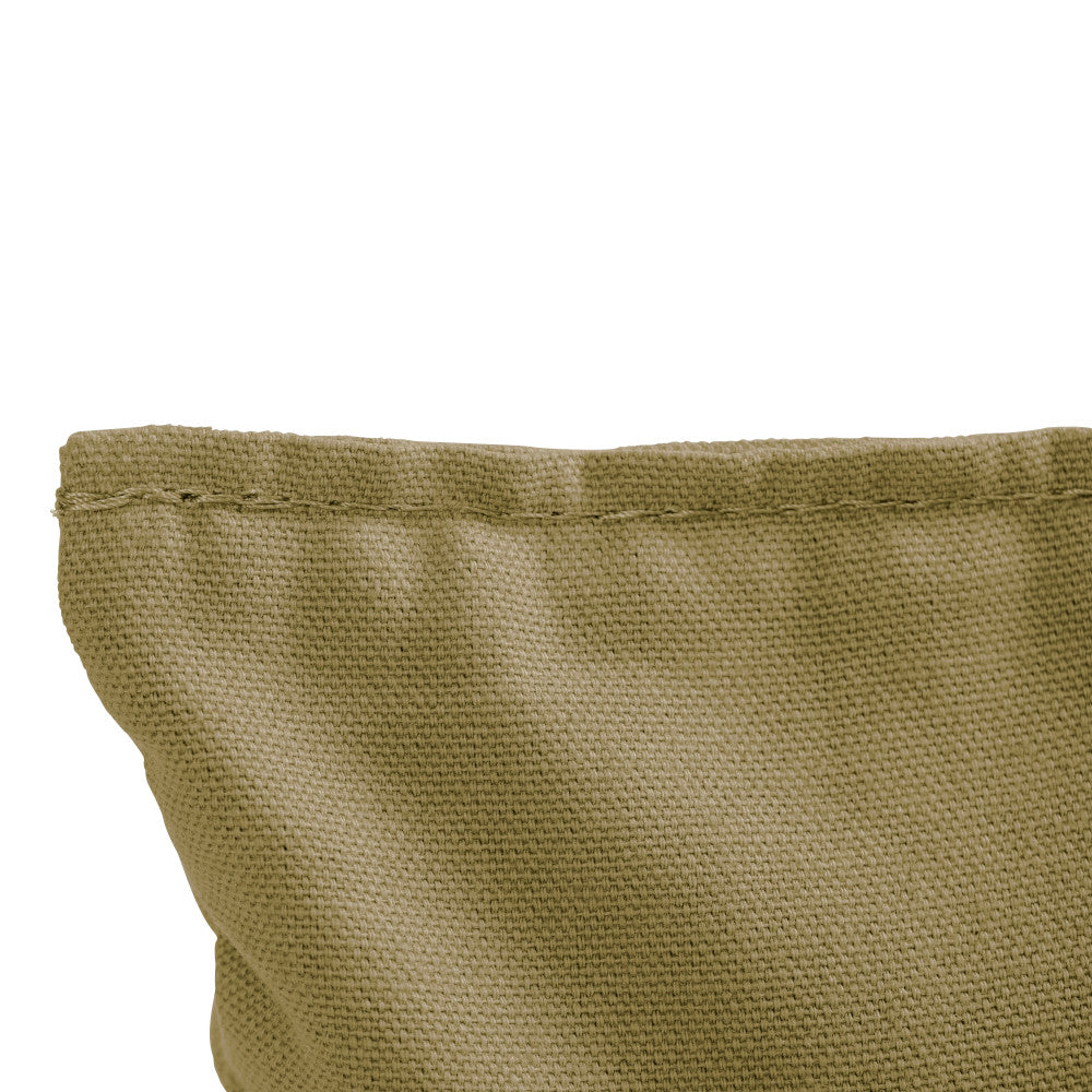 Gold Solid Color Corn Filled Cornhole Bags