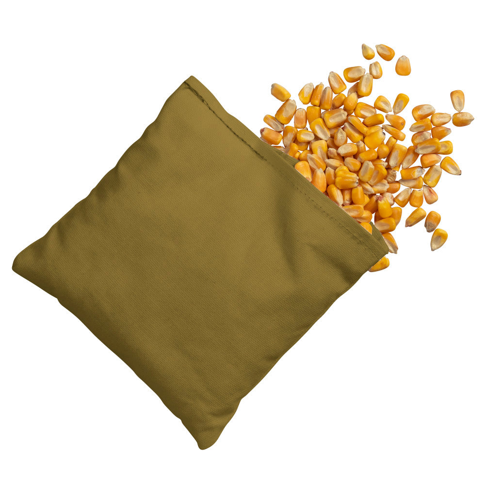 Gold Solid Color Corn Filled Cornhole Bags