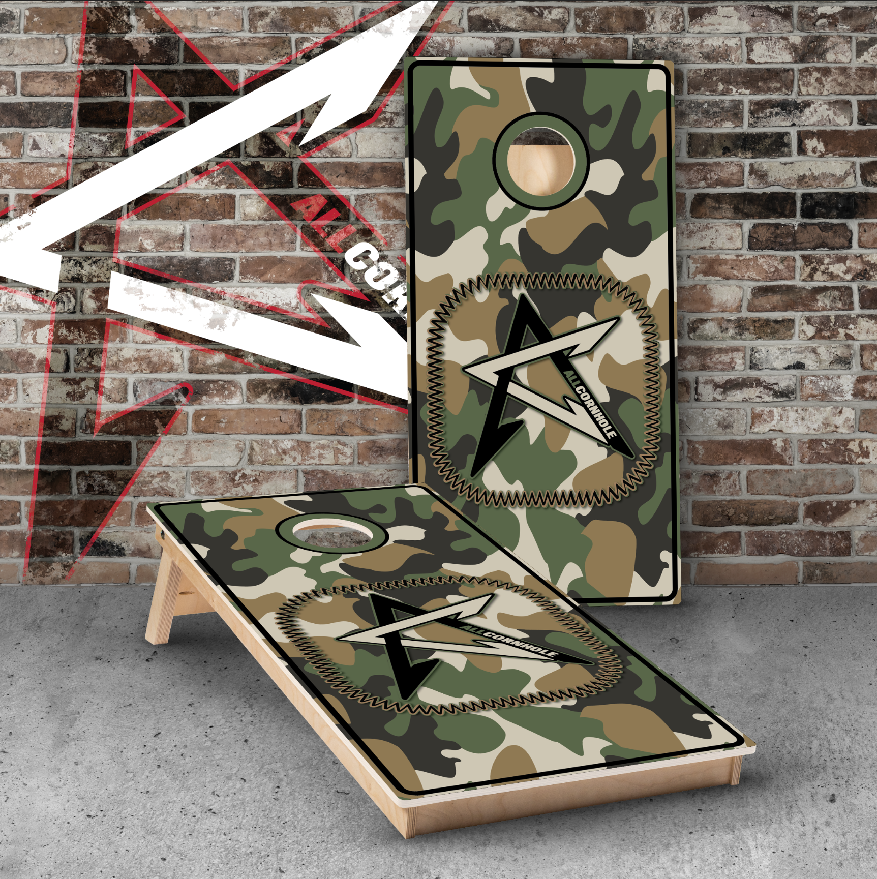 AllCornhole "Hunting Camo" Boards- Pro Model