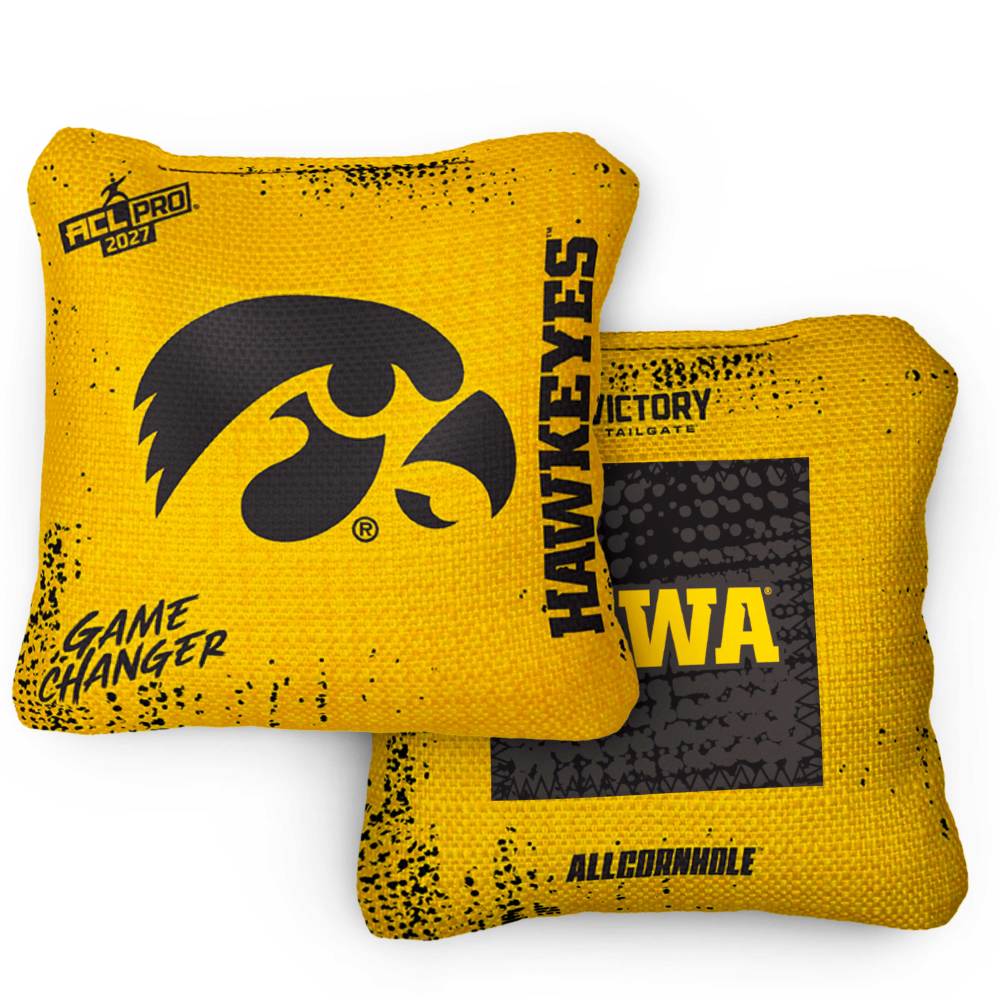 2027 Iowa Hawkeyes GameChanger™ OG Gold ACL Pro Cornhole Bags – Set of 4 Bags