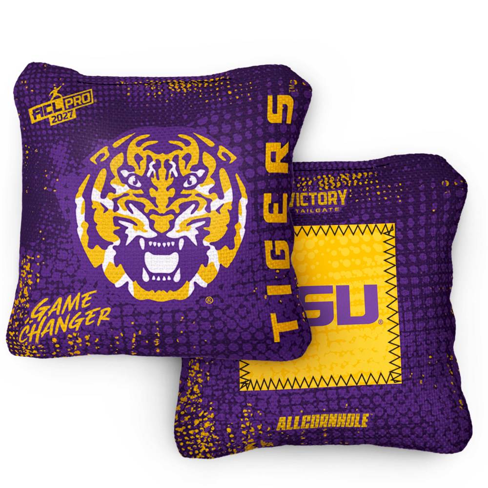 2027 LSU Tigers GameChanger™ OG Purple ACL Pro Cornhole Bags – Set of 4 Bags