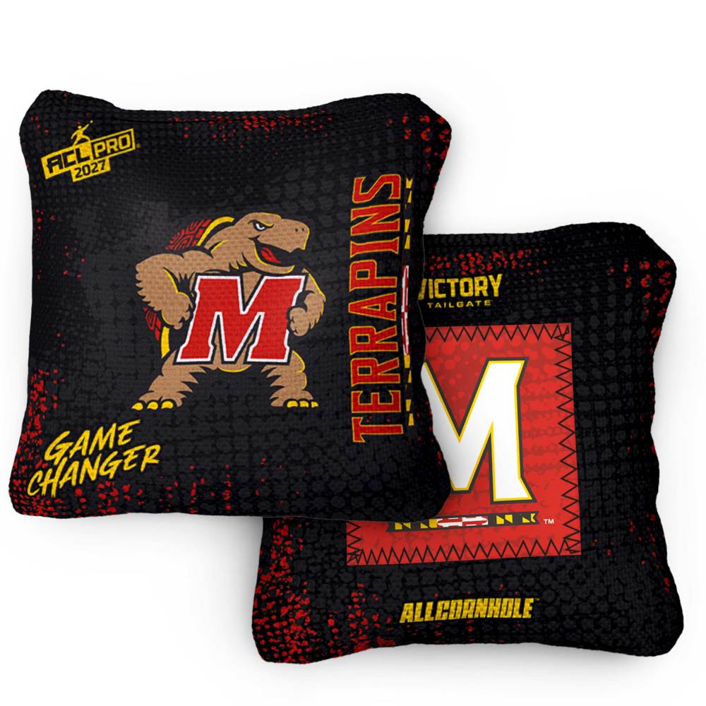 2027 Maryland Terrapins GameChanger™ OG Red ACL Pro Cornhole Bags – Set of 4 Bags