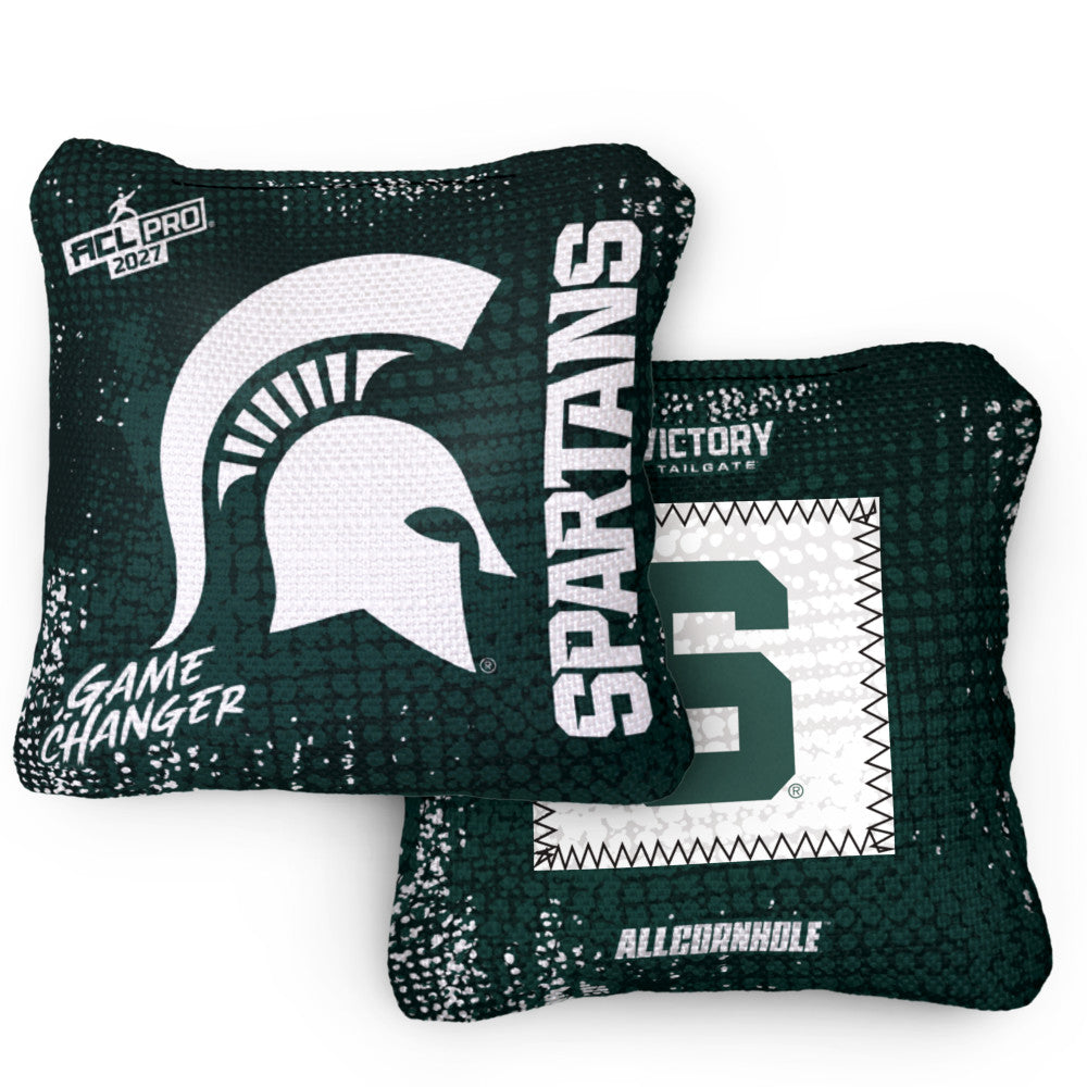 2027 Michigan State Spartans GameChanger™ OG Green ACL Pro Cornhole Bags – Set of 4 Bags