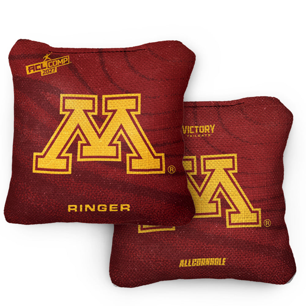 2027 Minnesota Golden Gophers RINGER Maroon ACL Comp Cornhole Bags – Set of 4 Bags