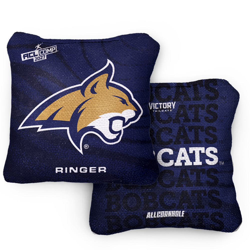 2027 Montana State Bobcats RINGER Blue ACL Comp Cornhole Bags – Set of 4 Bags