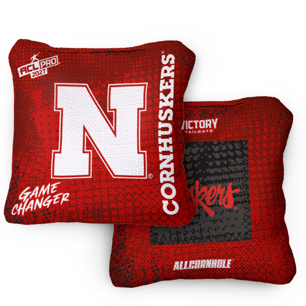 2027 Nebraska Cornhuskers GameChanger™ OG Red ACL Pro Cornhole Bags – Set of 4 Bags