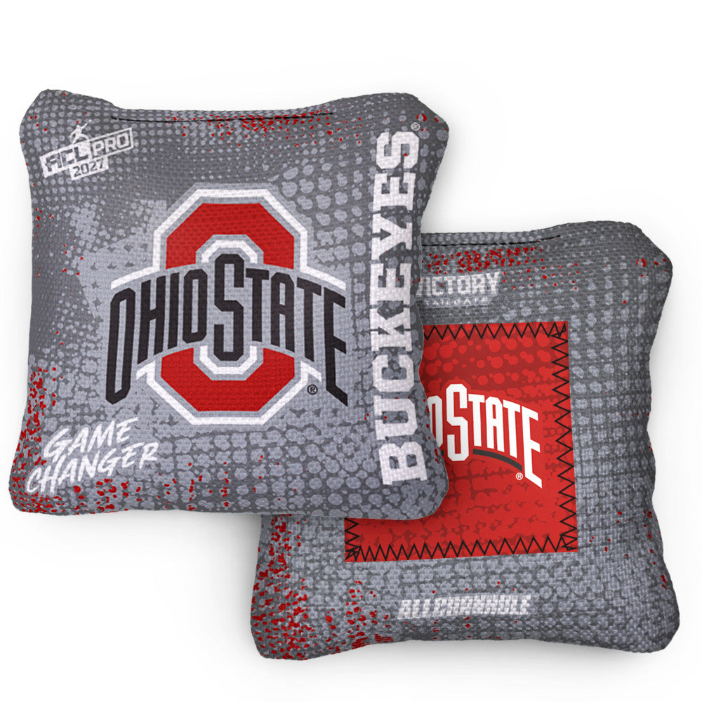 2027 Ohio State Buckeyes GameChanger™ OG Grey ACL Pro Cornhole Bags – Set of 4 Bags