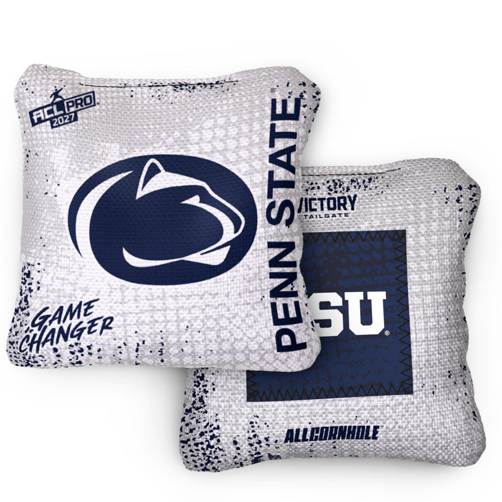 2027 Penn State Nittany Lions GameChanger™ OG White ACL Pro Cornhole Bags – Set of 4 Bags