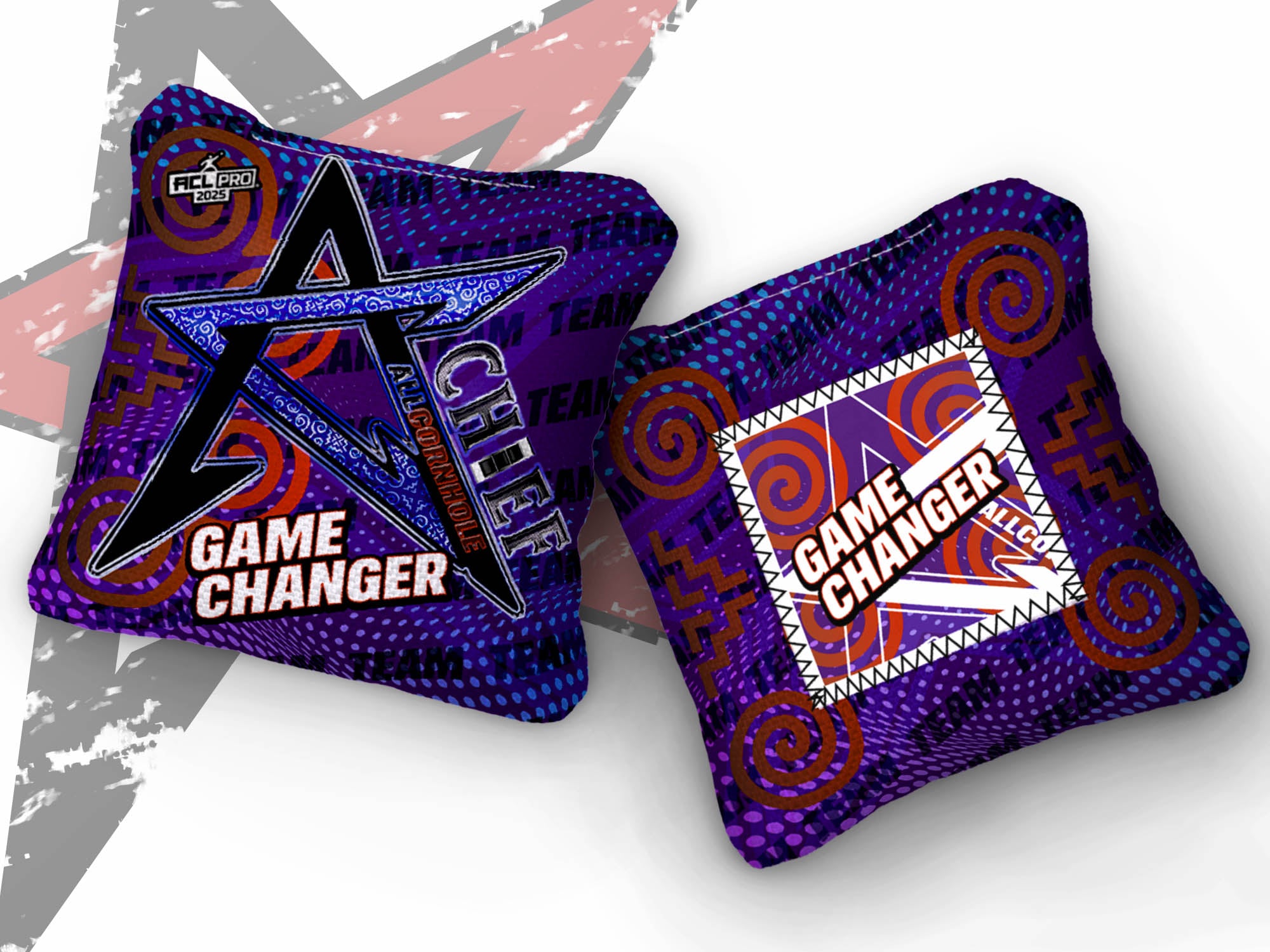 2025 AllCornhole Multiple Bag Models - "Pro Shot” - ACL Pro Stamped Cornhole Bags - SET OF 4 BAGS