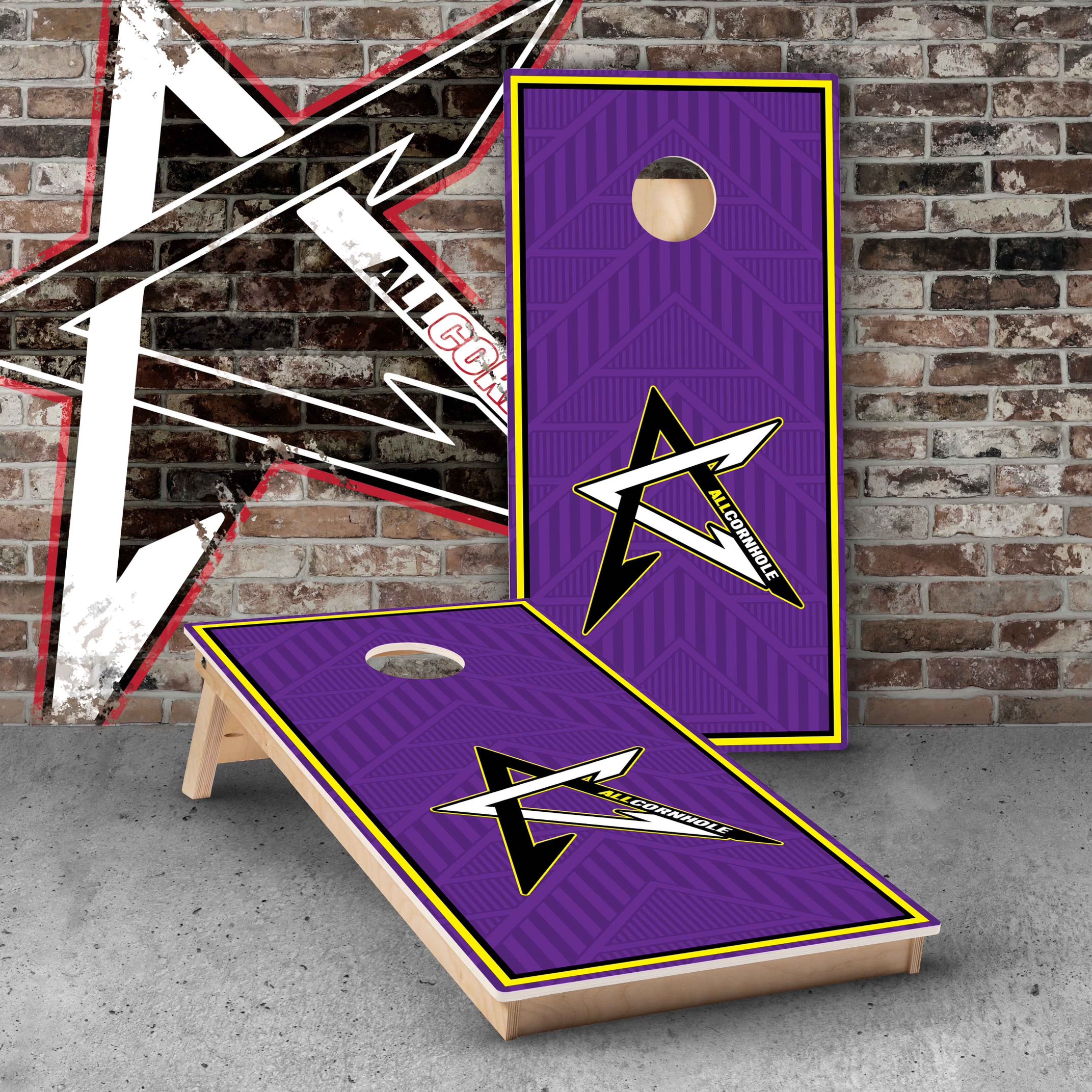 AllCornhole "Royalty" Cornhole Boards- Comp Model