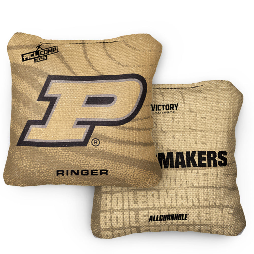 2026 Purdue Boilermakers RINGER™️Gold ACL Comp Cornhole Bags – Set of 4 Bags