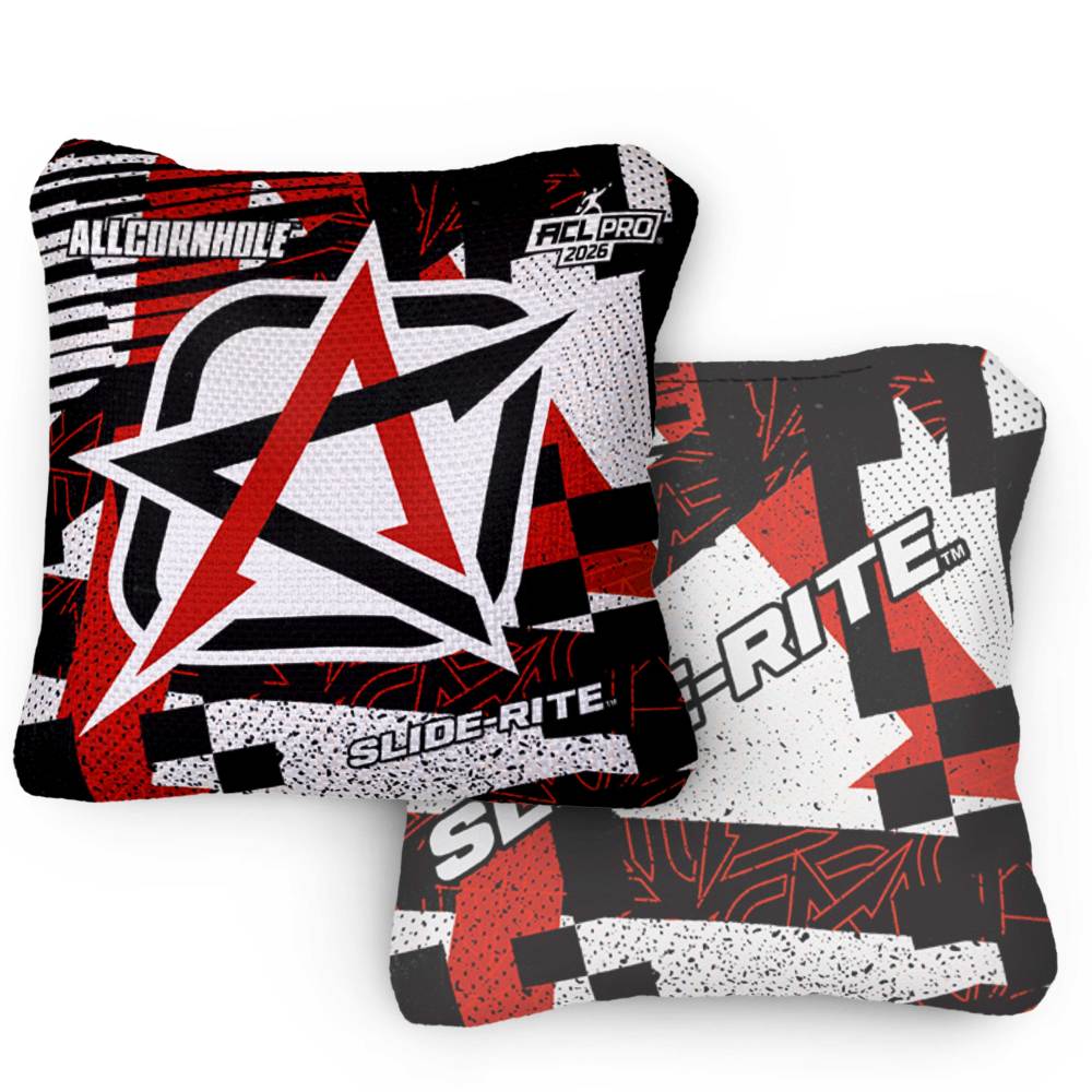2026 Slide-Rite Geo ACL Pro Stamped Cornhole Bags – Set of 4 Bags