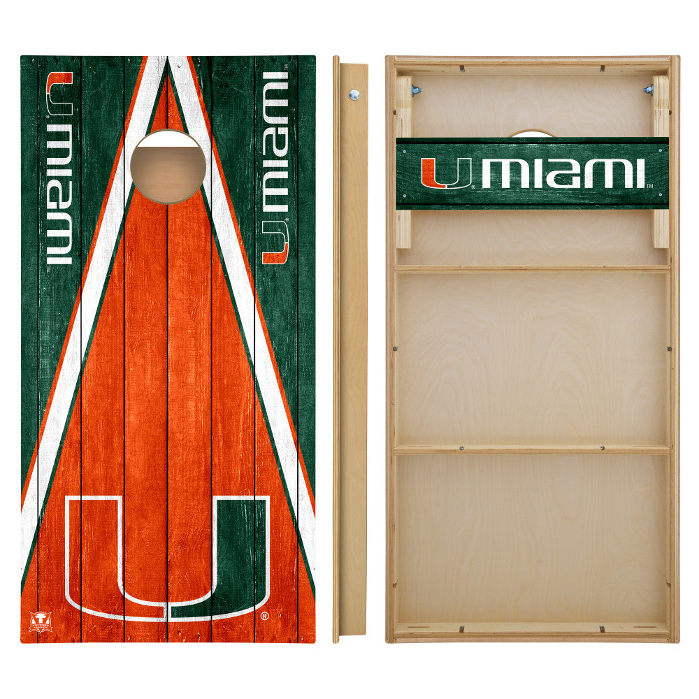 University of Miami Hurricanes 2x4 Tournament Cornhole