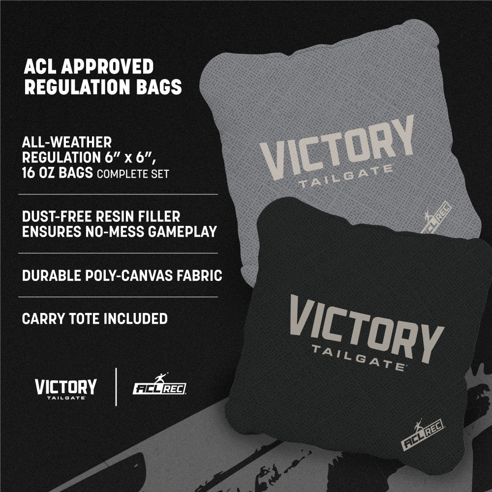 2x4 Tournament Classic Gray Cornhole Set