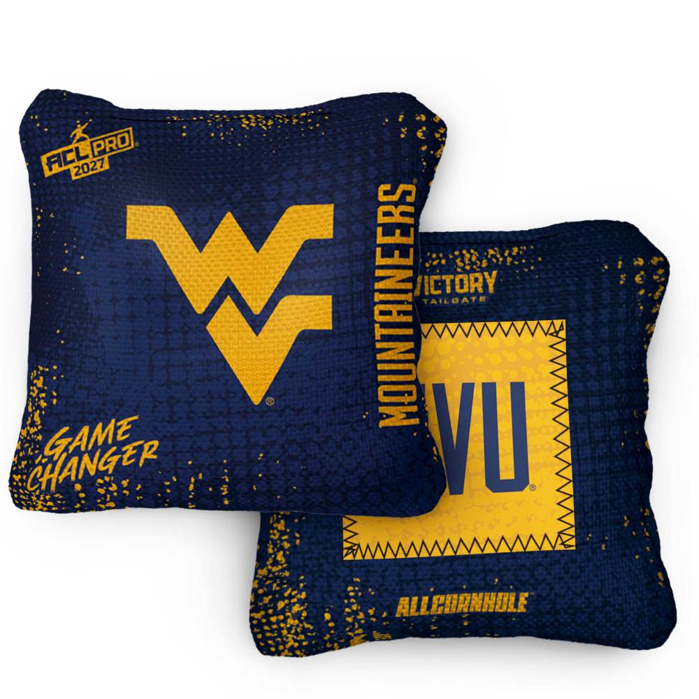 2027 West Virginia Mountaineers GameChanger™ OG Blue ACL Pro Cornhole Bags – Set of 4 Bags