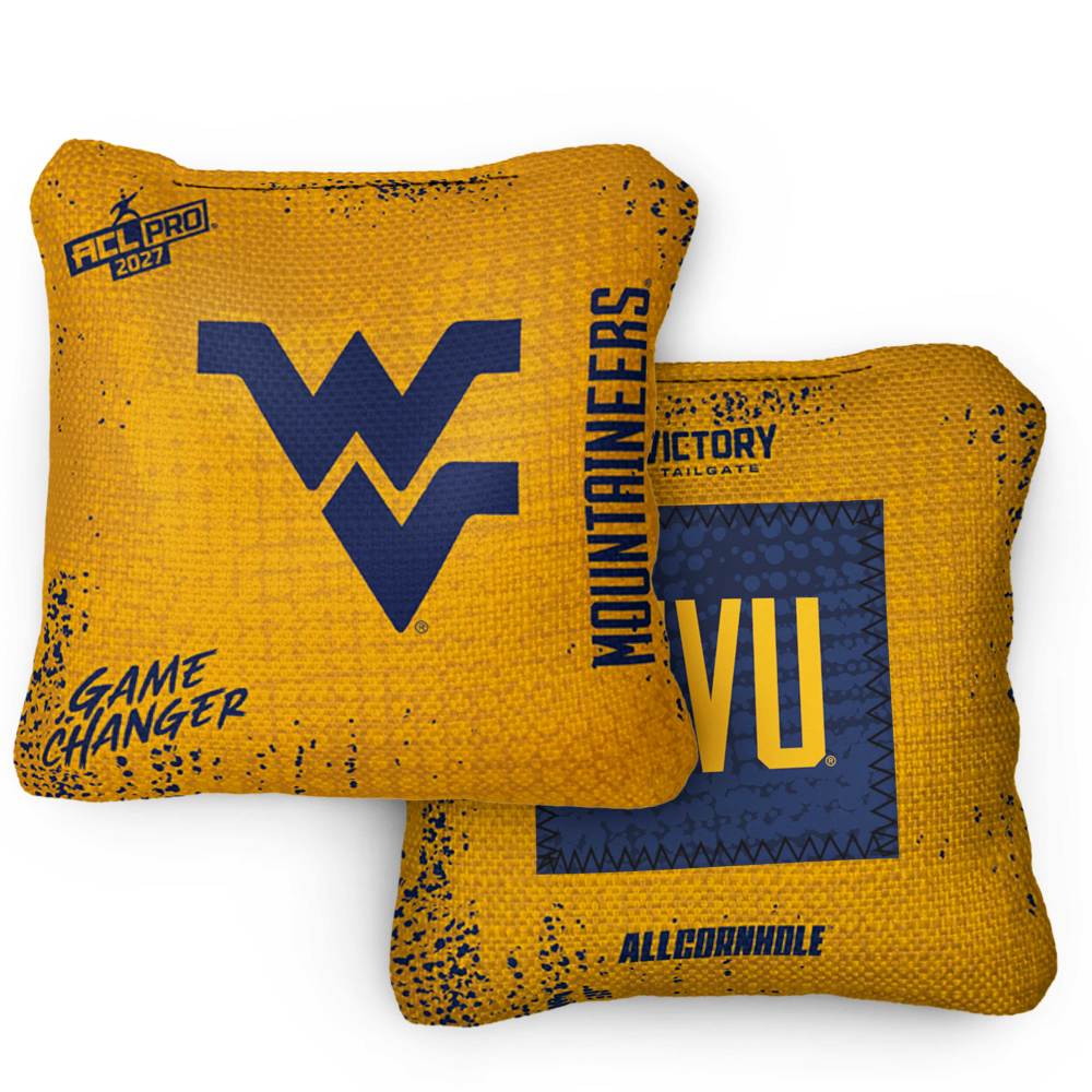 2027 West Virginia Mountaineers GameChanger™ OG Gold ACL Pro Cornhole Bags – Set of 4 Bags