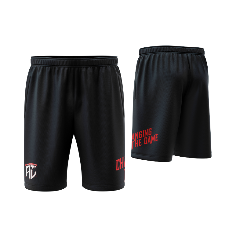 NEW Team Allcornhole Black/Red AllCornhole Shorts