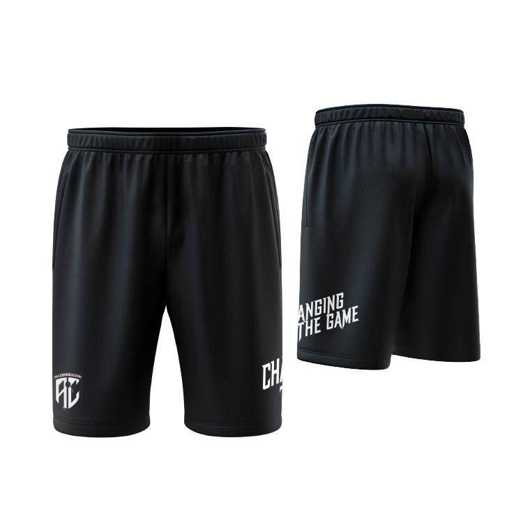 NEW Team Allcornhole Black/White AllCornhole Shorts