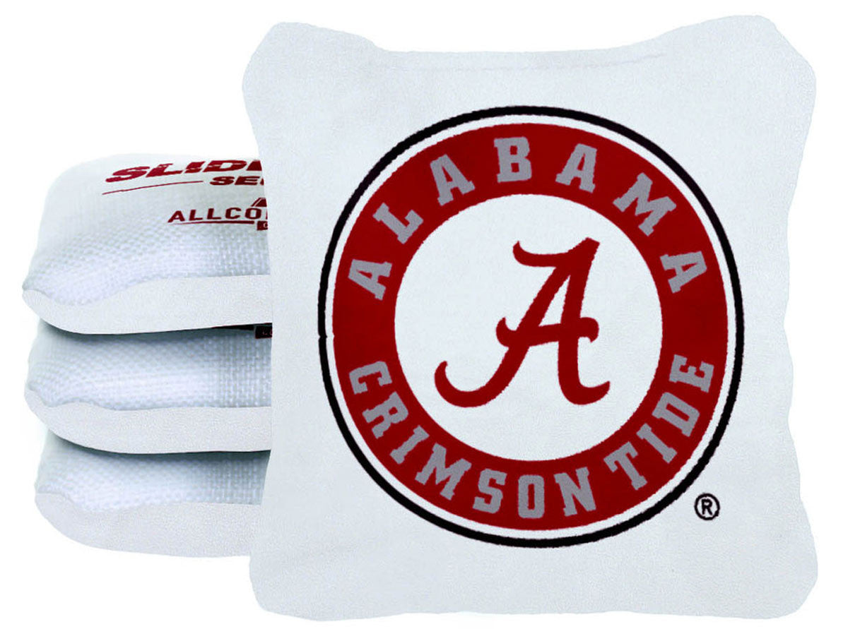 Officially Licensed Collegiate Cornhole Bags - Slide Rite - Set of 4 - University of Alabama