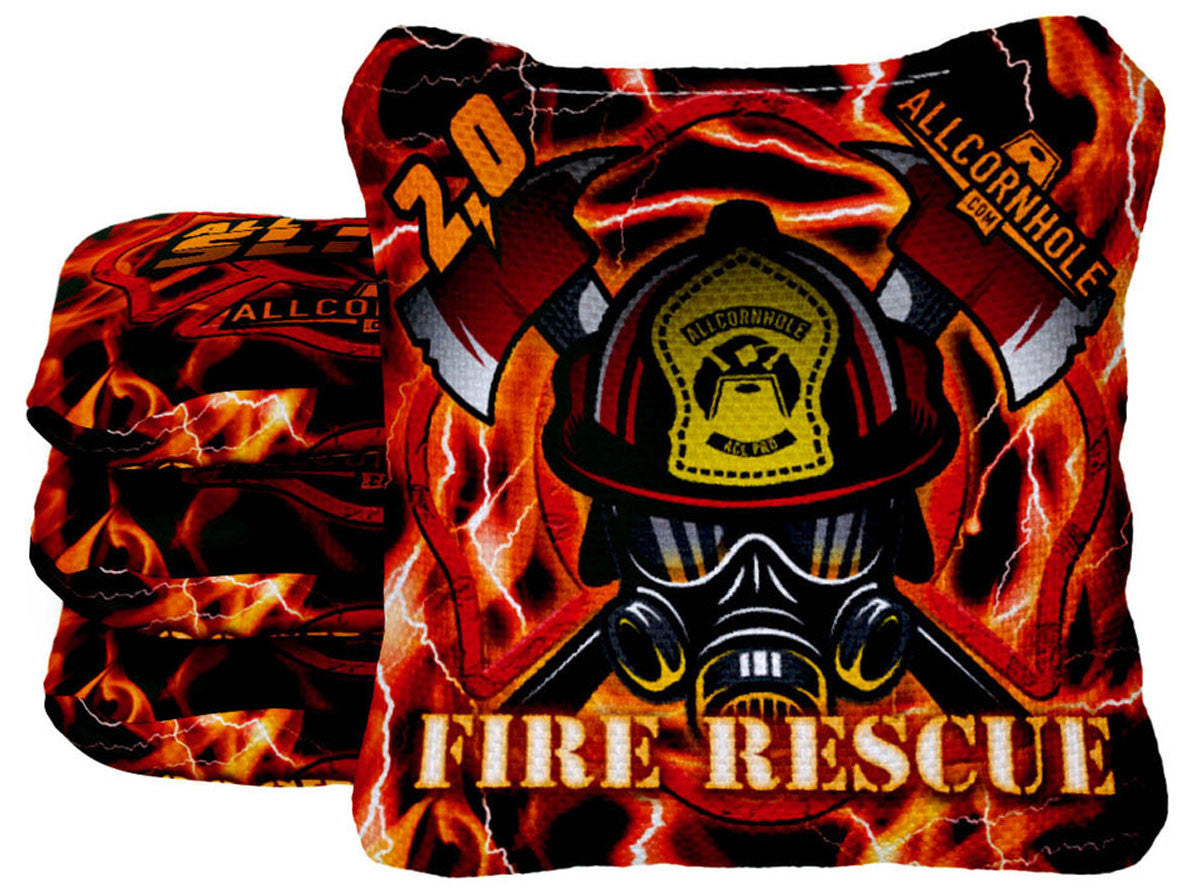 Fire Rescue First Responders All-Slide 2.0 Cornhole Bags - SET OF 4
