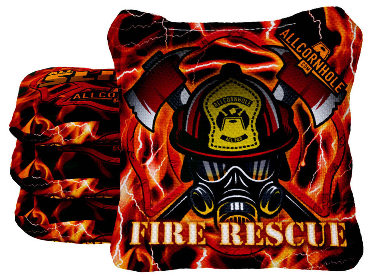 Fire Rescue First Responders All-Slide Cornhole Bags - SET OF 4