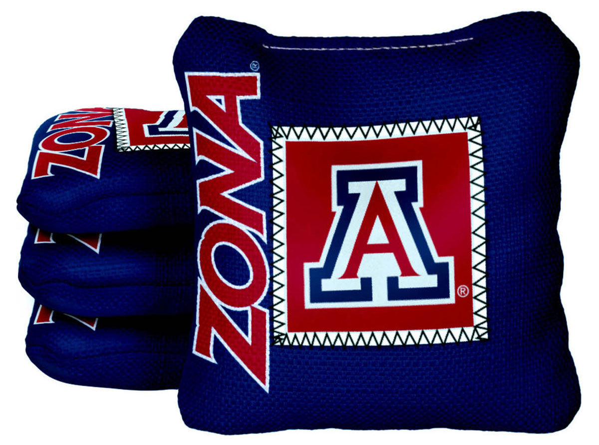 Officially Licensed Collegiate Cornhole Bags - Gamechanger Steady 2.0 - Set of 4 - University of Arizona