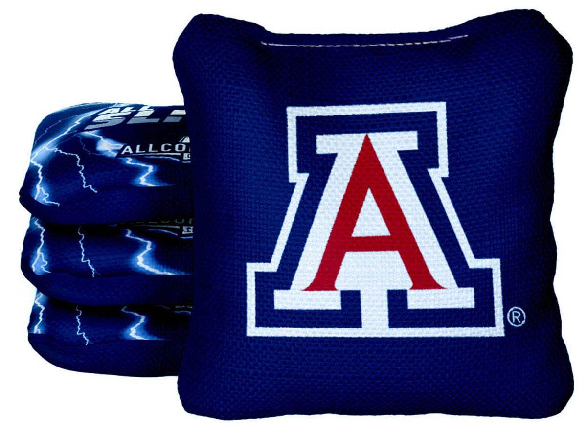 Officially Licensed Collegiate Cornhole Bags - All-Slide 2.0 - Set of 4 - University of Arizona