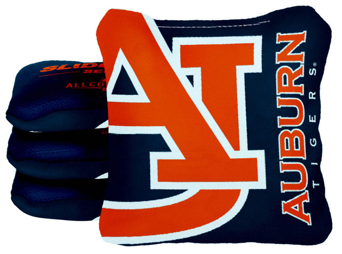 Officially Licensed Collegiate Cornhole Bags - Slide Rite - Set of 4 - Auburn University