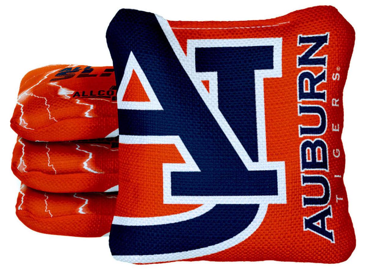 Officially Licensed Collegiate Cornhole Bags - All-Slide 2.0 - Set of 4 - Auburn University