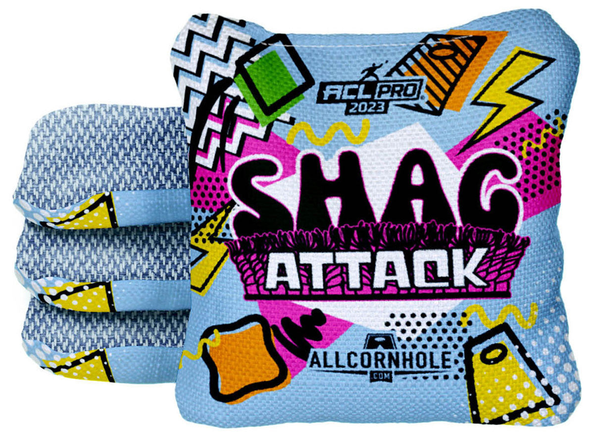 Shag Attack Carpet Cornhole Bags - SET OF 4