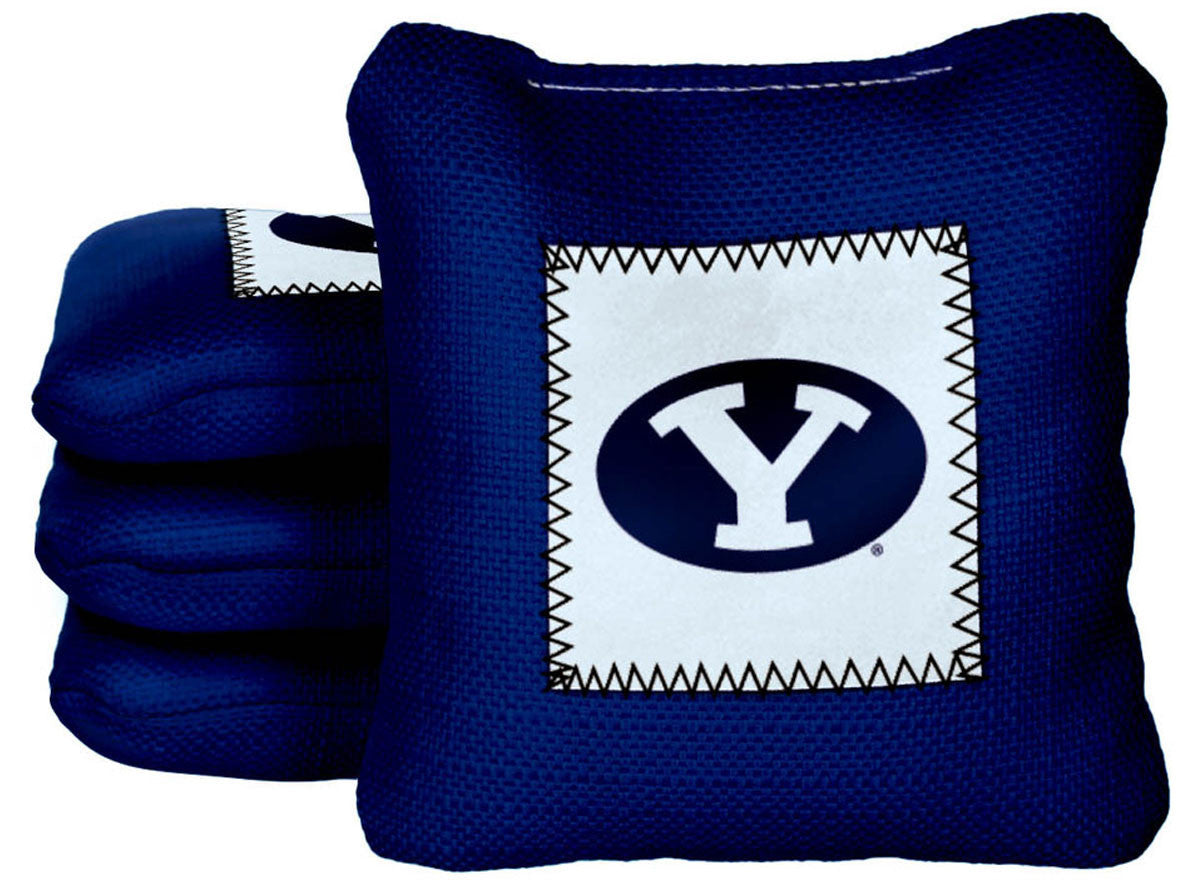 Officially Licensed Collegiate Cornhole Bags - Gamechangers - Set of 4 - BYU