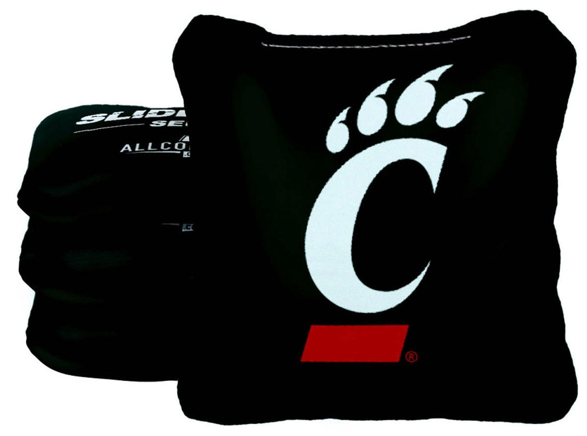 Officially Licensed Collegiate Cornhole Bags - Slide Rite - Set of 4 - University of Cincinnati