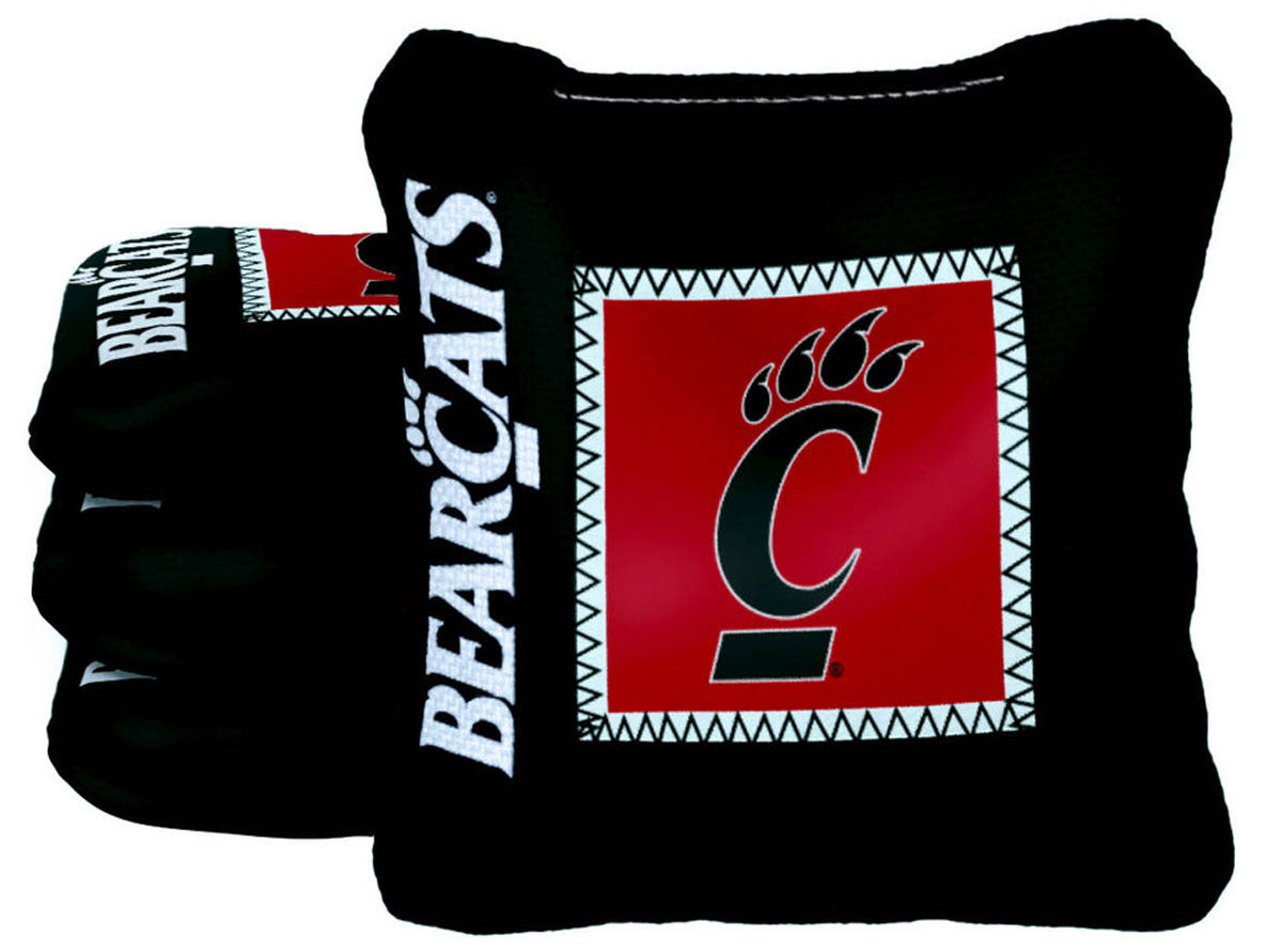 Officially Licensed Collegiate Cornhole Bags - Gamechanger - Set of 4 - University of Cincinnati
