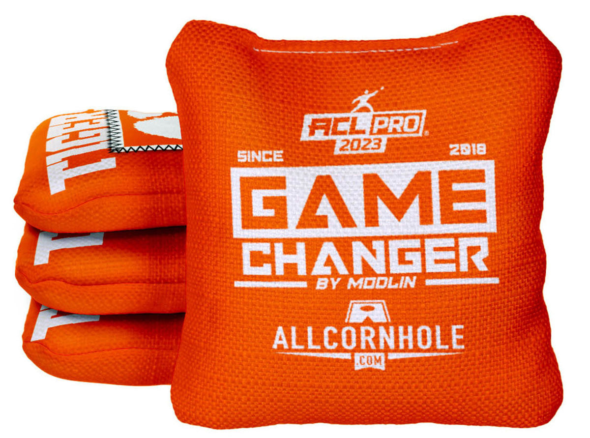 Officially Licensed Collegiate Cornhole Bags - Gamechangers - Set of 4 - Clemson University