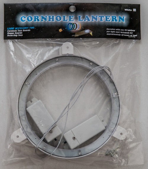 White Cornhole Lantern - Set of 2 - Cornhole lights