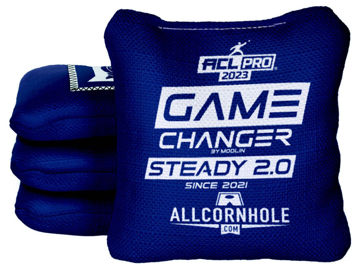 Officially Licensed Collegiate Cornhole Bags - Gamechanger Steady 2.0 - Set of 4 - Duke University