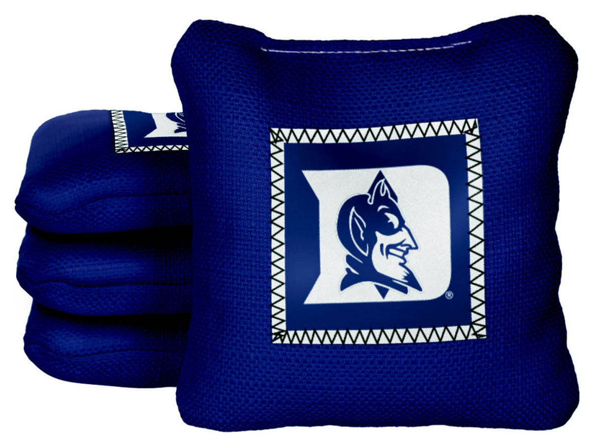 Officially Licensed Collegiate Cornhole Bags - Gamechangers - Set of 4 - Duke University