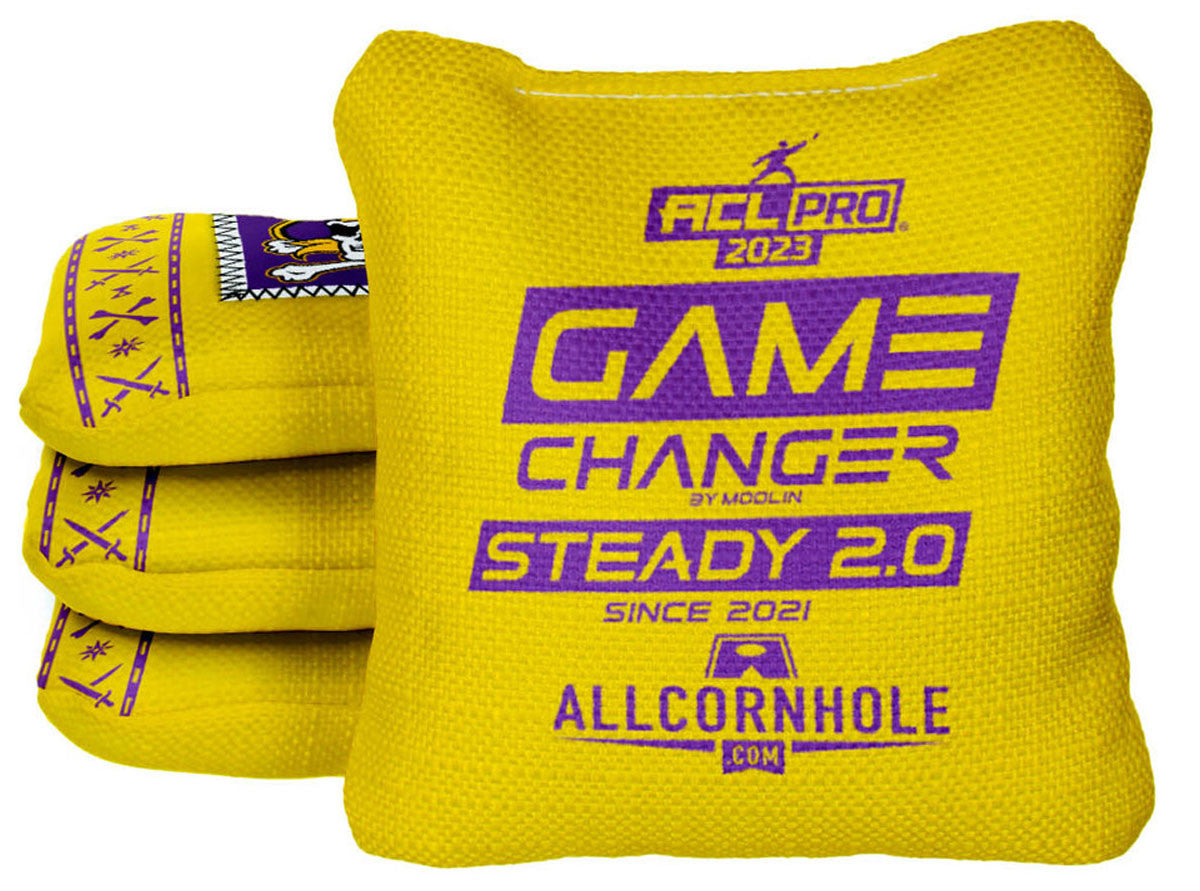 Officially Licensed Collegiate Cornhole Bags - Gamechanger Steady 2.0 - Set of 4 - East Carolina University