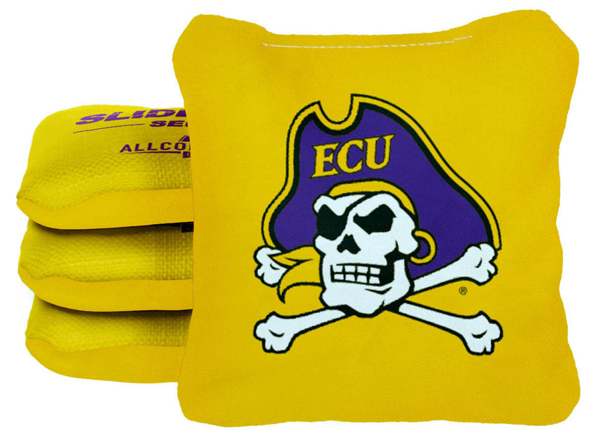 Officially Licensed Collegiate Cornhole Bags - Slide Rite - Set of 4 - East Carolina University