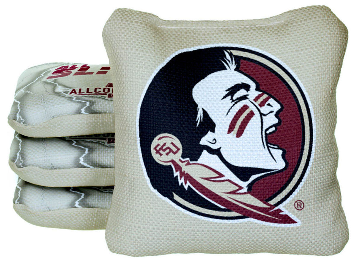 Officially Licensed Collegiate Cornhole Bags - All-Slide 2.0 - Set of 4 - Florida State University